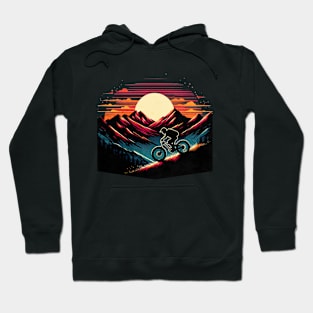 Mountain Bike Vintage Summer Design Hoodie